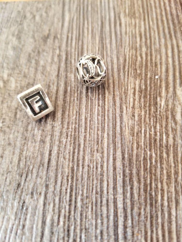 Pandora Initial charms