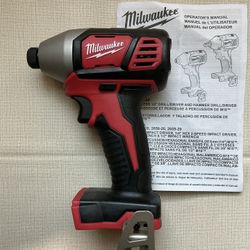 Milwaukee. M18 Lithium-Ion Cordless 1/4’’ HEX Impact Driver (Tool Only). 2650-20.