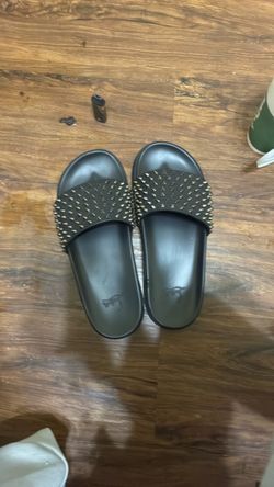 Christian Louboutin Spiked Slide Sandals
