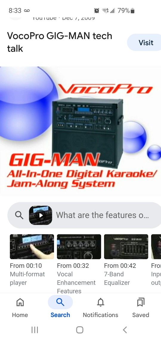 Vocopro karaoke machine