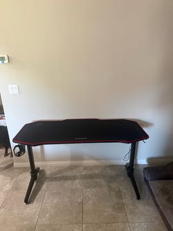 E-Sports Gaming Desk w/ RGB Lights – Great Condition – $100