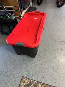 Craftsman wheeled storage tote