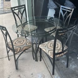 Table And 4 Chairs