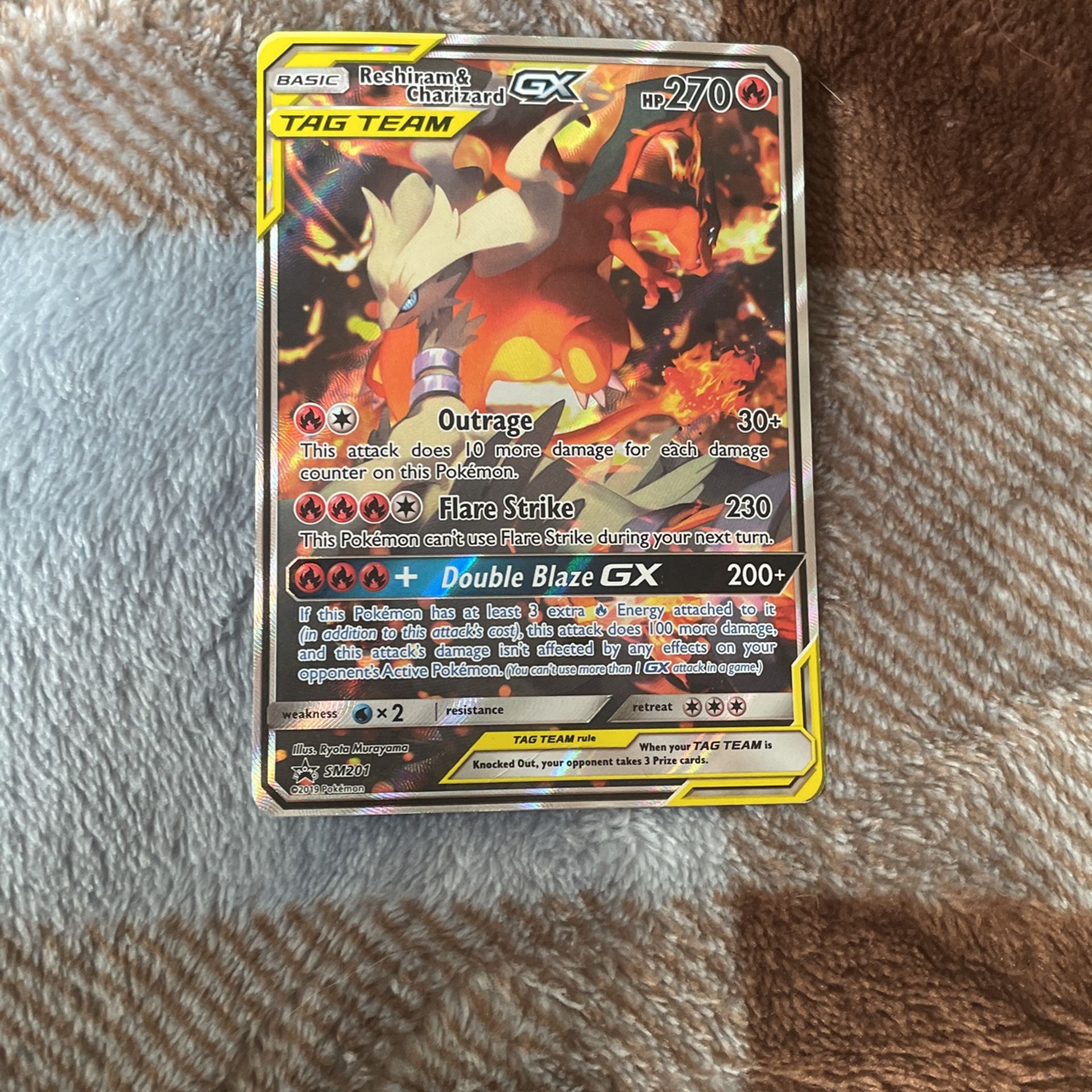 Reshiram & Charizard Gx Tag Team