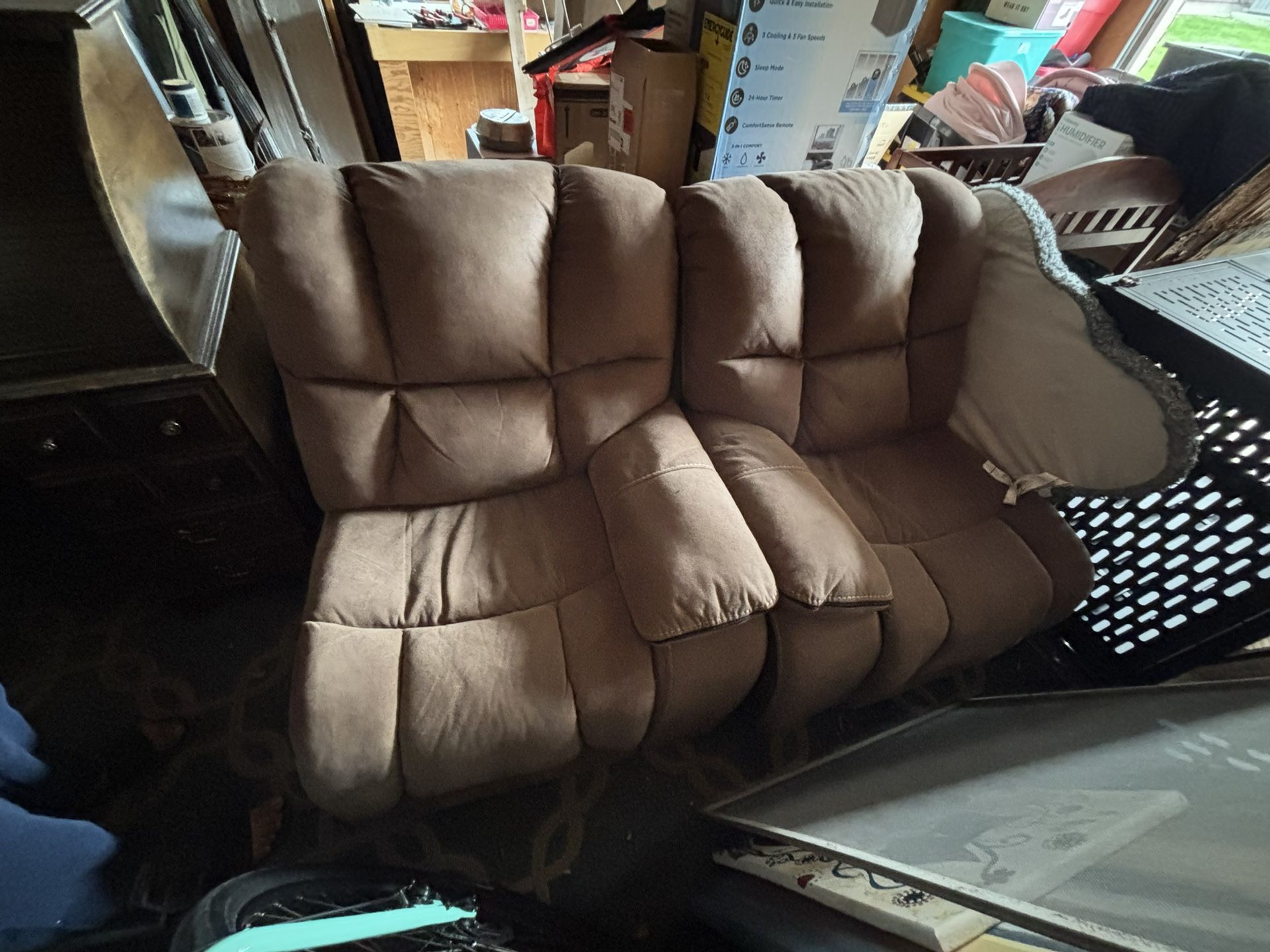 Love Seat W/ Electric Recliner