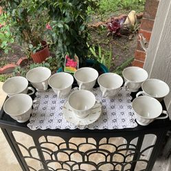 Set Of 10 Coffee Cups 