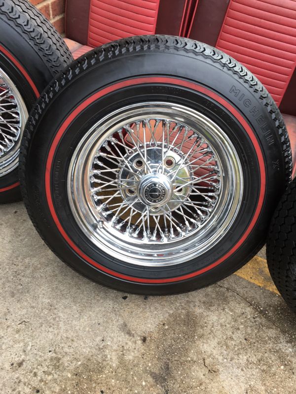 Dayton wires and Redline(Michelin) tires for Sale in East Cleveland, OH