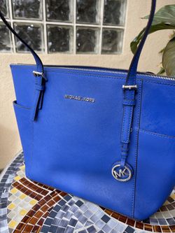 Blue Michael Kors Purse