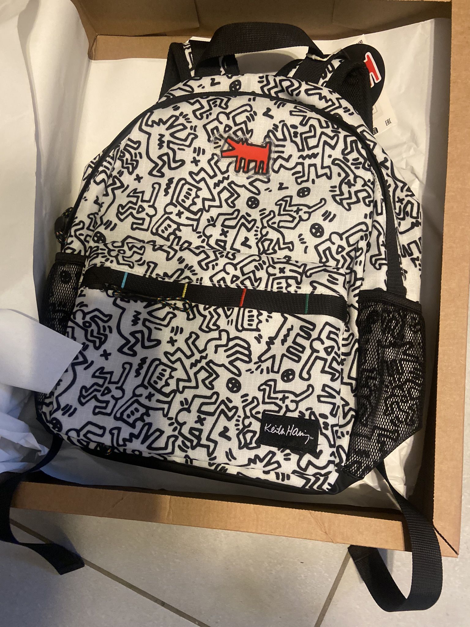 Keith Haring Backpack From Zara