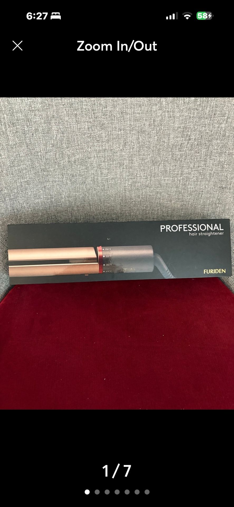 Never Use Professional Hair Straightener