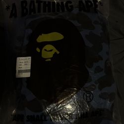 Blue Bape Hoodie 2XL