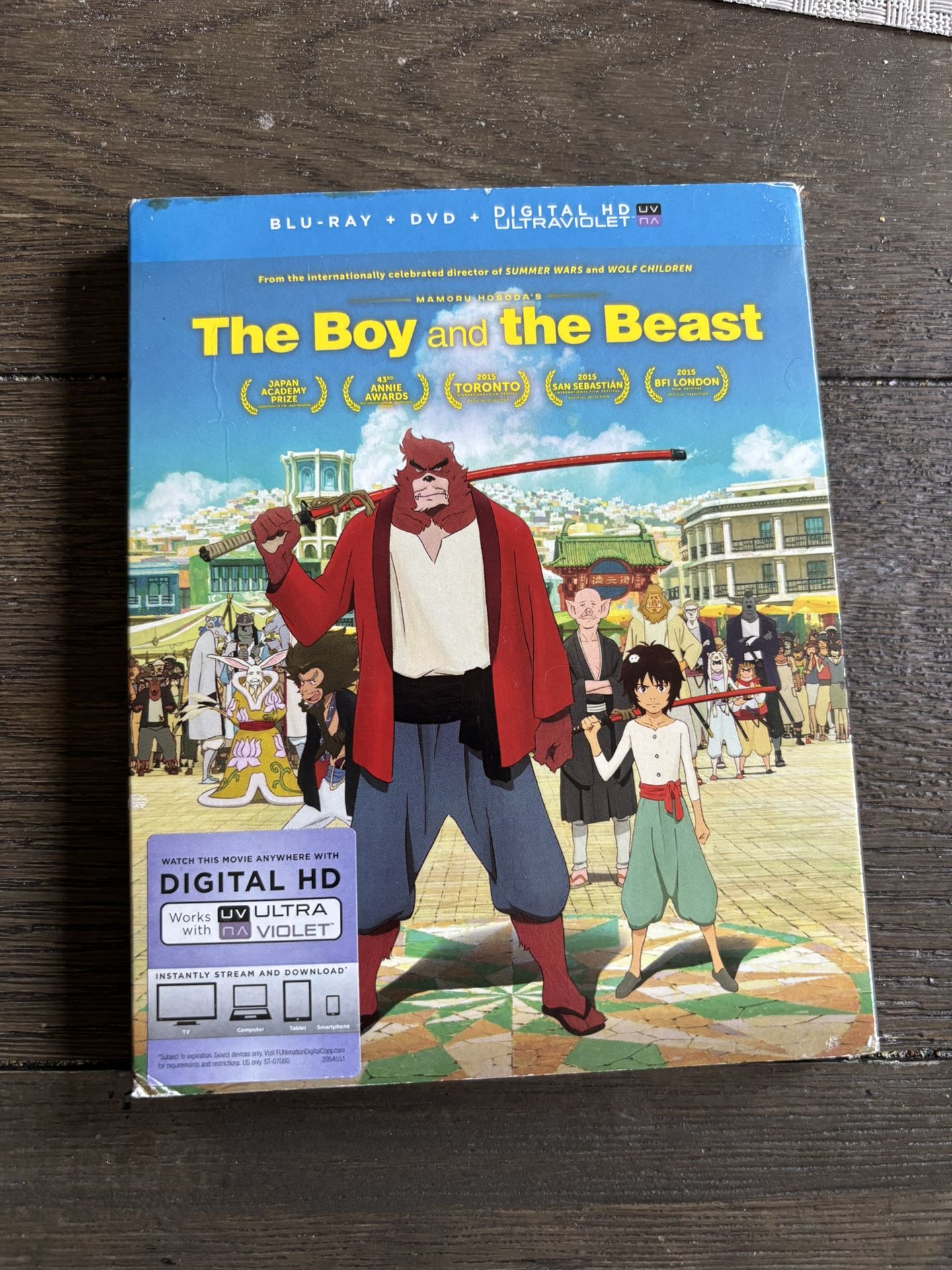 The boy And The Beast Blu Ray / DVD
