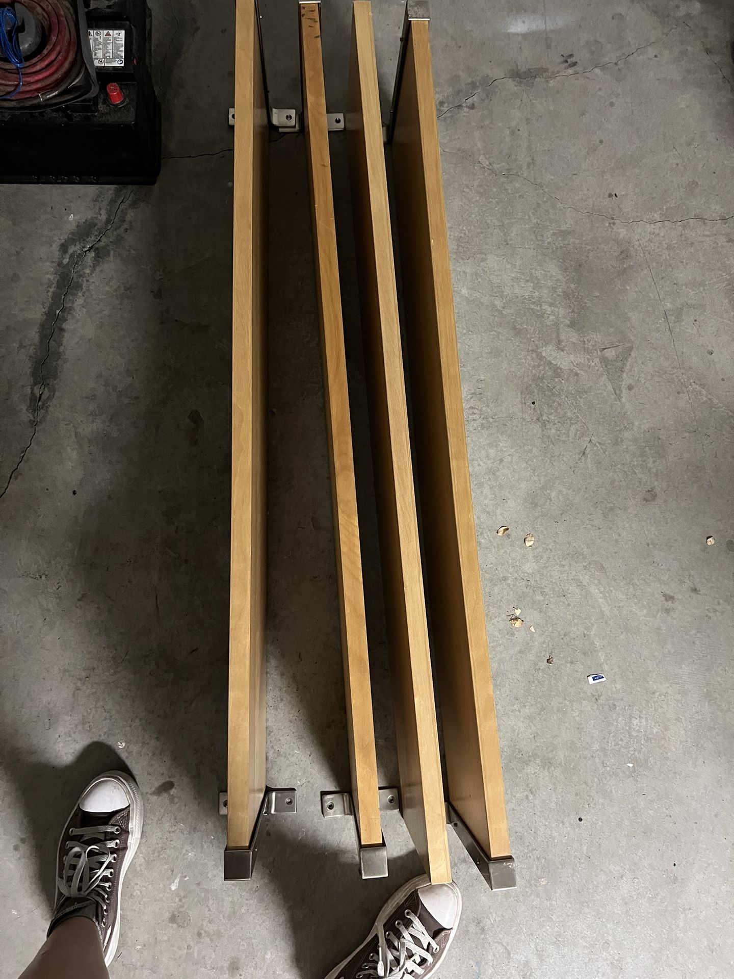 4 Wooden Shelves From IKEA 