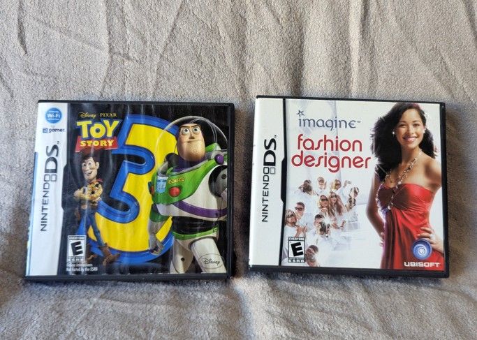 Disney Pixar's Toy Story 3 & Imagine Fashion Designer - Nintendo DS - complete