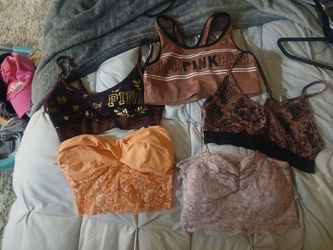 Lot of 5 Women's Bralettes and Crop Tops
