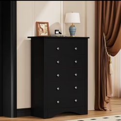 Tall Modern 5 Drawer Dresser 