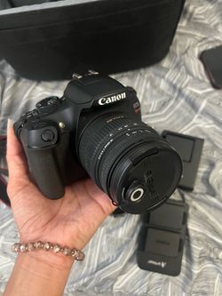 Canon Rebel T6 DSLR with sigma 18-50mm lens