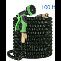 100 Feet Expandable Water Hose With Nozzle