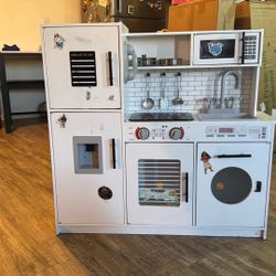 Wooden Kids White Kitchen