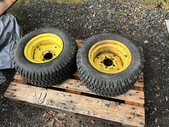 BF Goodwrench Silvertown Tires/Wheels (mower)