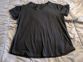 Black V-Neck T-Shirt