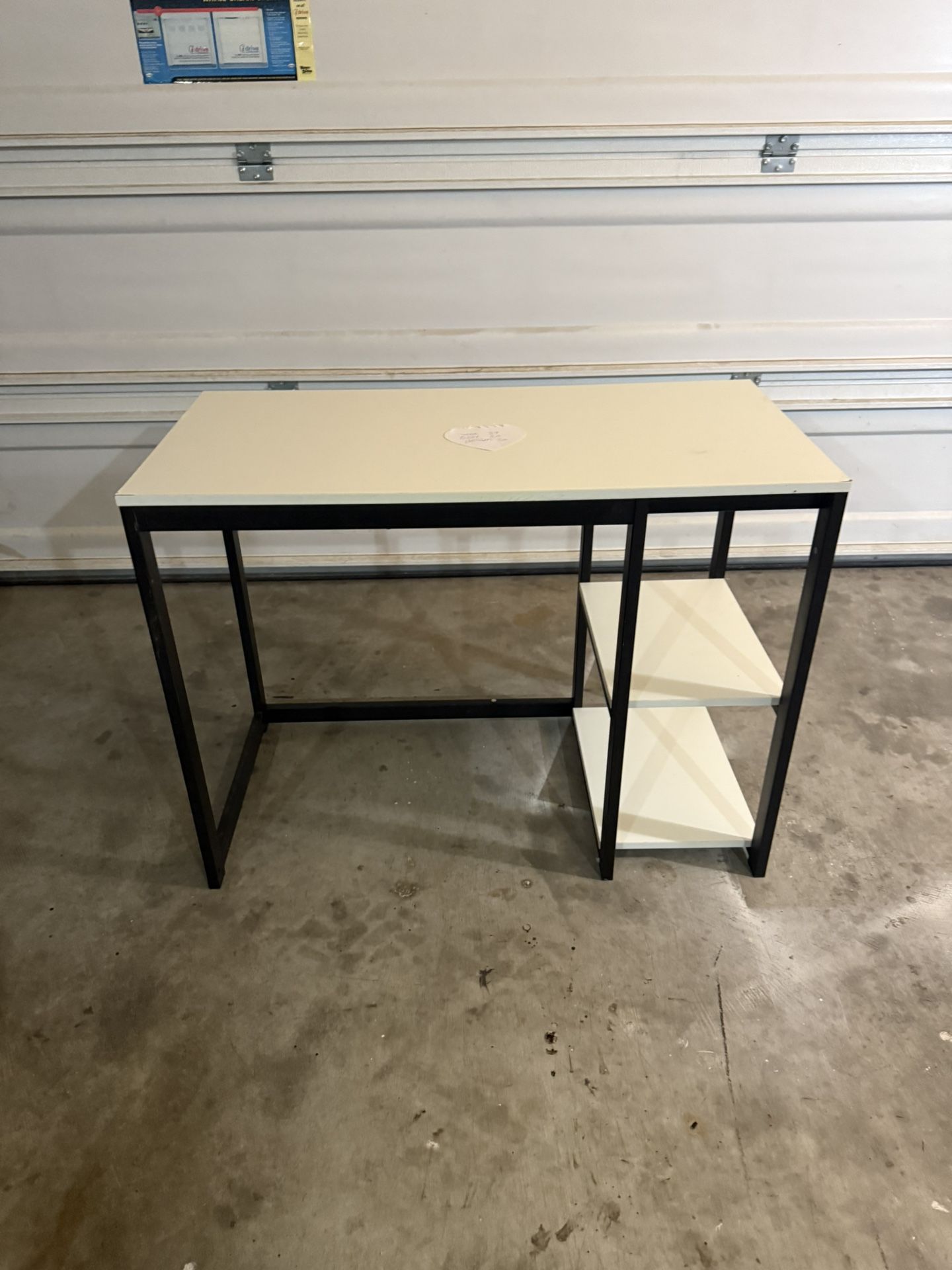IKEA WHITE DESK METAL FRAME