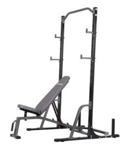 brand new power rack with weight bench