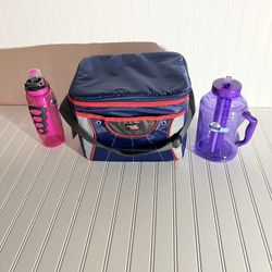 Lunch Bag, 2 Water Bottles