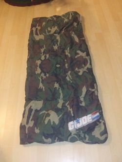 Vintage 1984 hashbro camo GI Joe sleeping bag