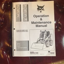 Bobcat 753 Operation And Maintenence Manual