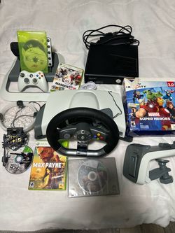 Xbox 360 Console Bundle with Games and Accessories