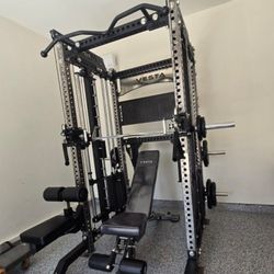 NEW Vesta Pro Series 3in1 Squat Rack | Functional Trainer | Smith Machine | Pulley System |🔴WEIGHTS,BAR, & BENCH SOLD SEPARATELY 🔴 FREE DELIVERY🚚 