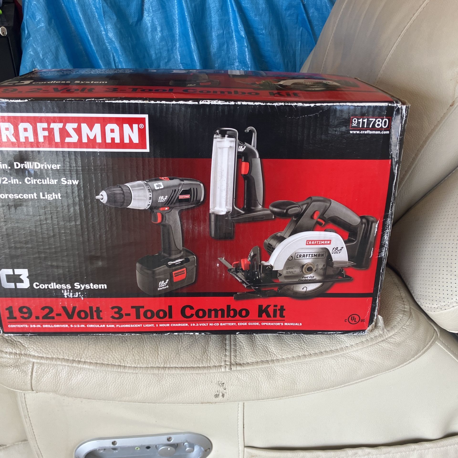 Craftsman Drill, Saw, light. Brand New
