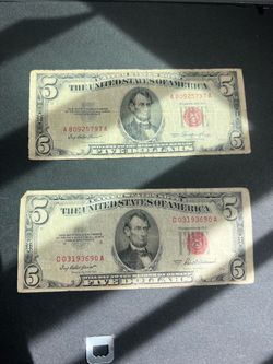 5 dollar red seal for sale