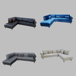 Brand NEW SECTIONAL CHAISE Lounge Sofas COUCHES  