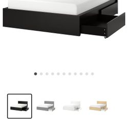 Queen Bed Bedroom Furniture Set (IKEA MALM)