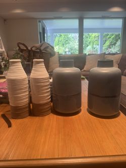 Various Large Vases