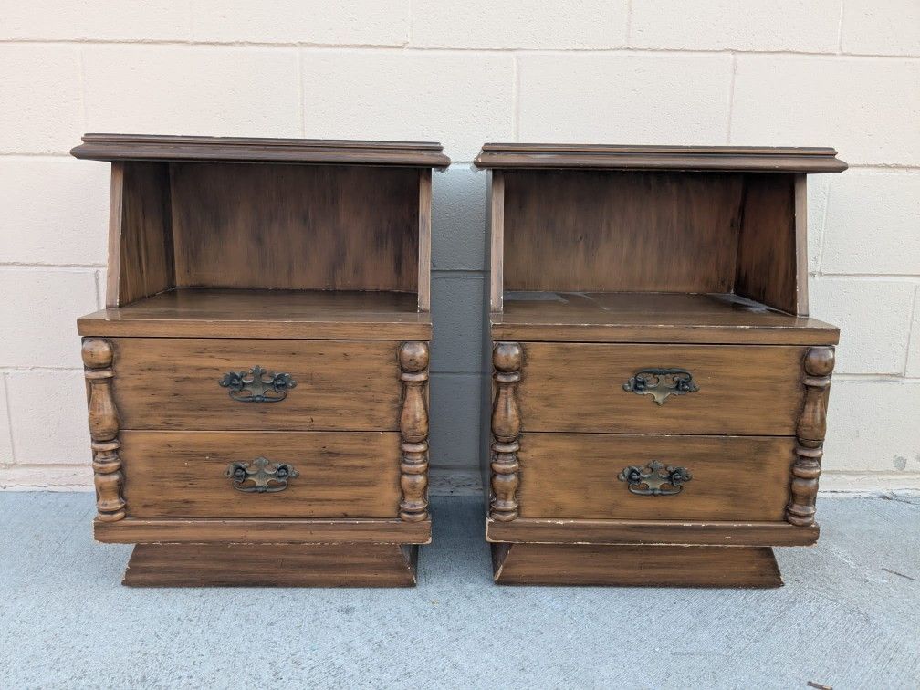 Vintage Side Tables Night Stands End Tables