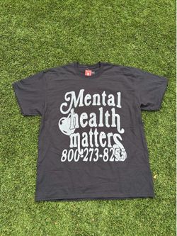 Black men’s mental health matters shirt, size xl/large