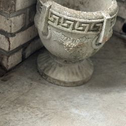 One Large Concrete Plantner