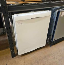 24 Inch Wide White Bosch Dishwasher