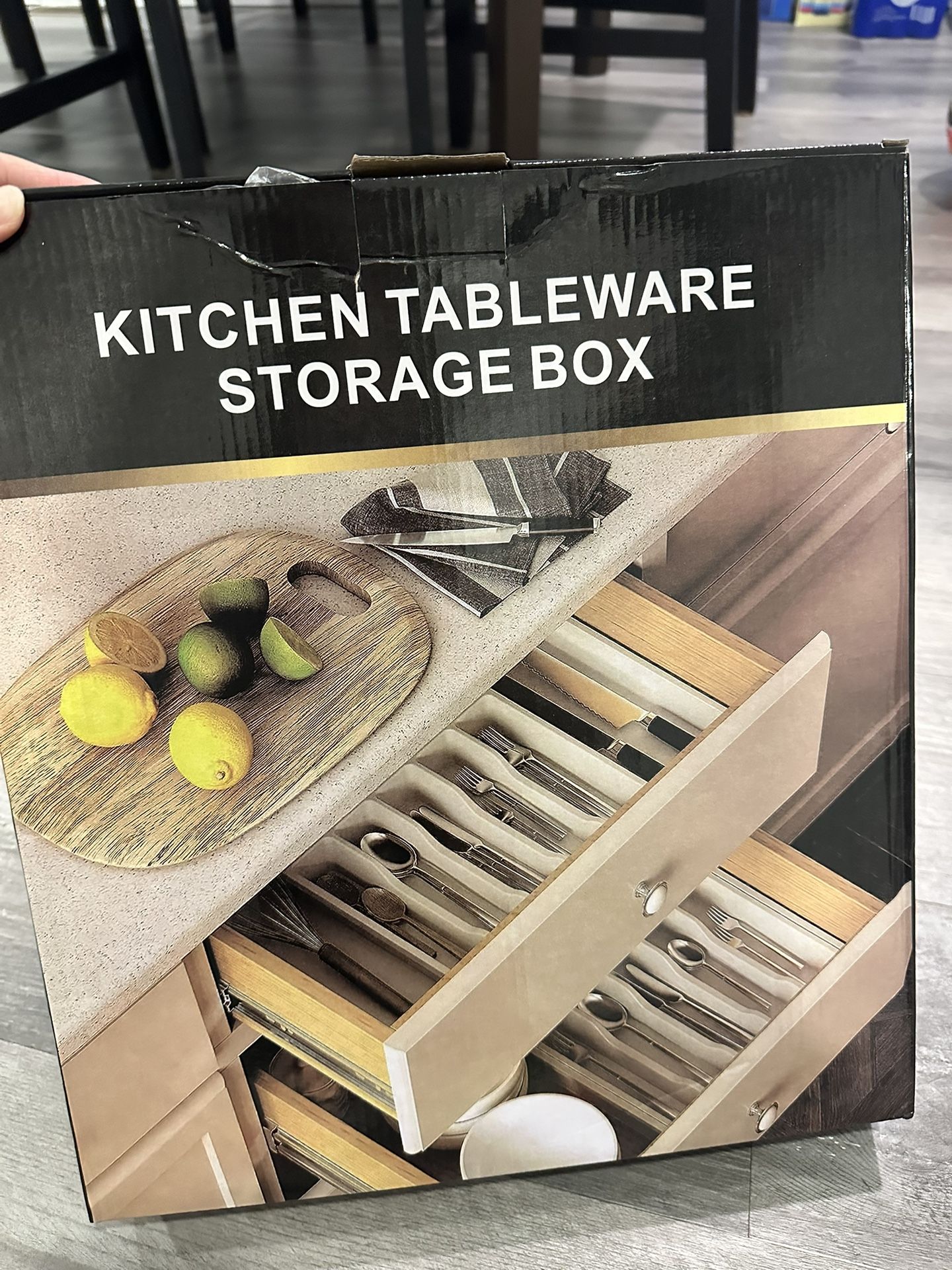 kitchen tableware storage box