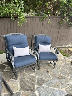 2 Outdoor Rocking Chairs