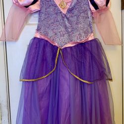 Disney Rapunzel Purple Costume Tangled Child Size 8
