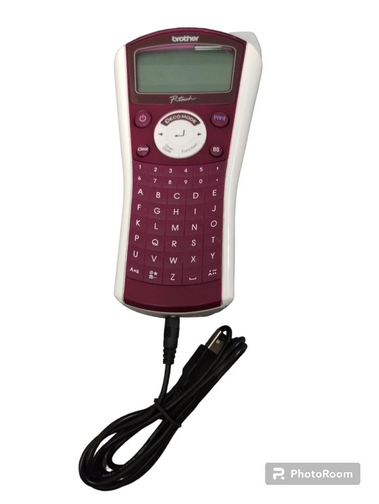 Brother P-Touch 90 / PT-1090 Thermal Handheld Label Maker Printer ~TESTED!