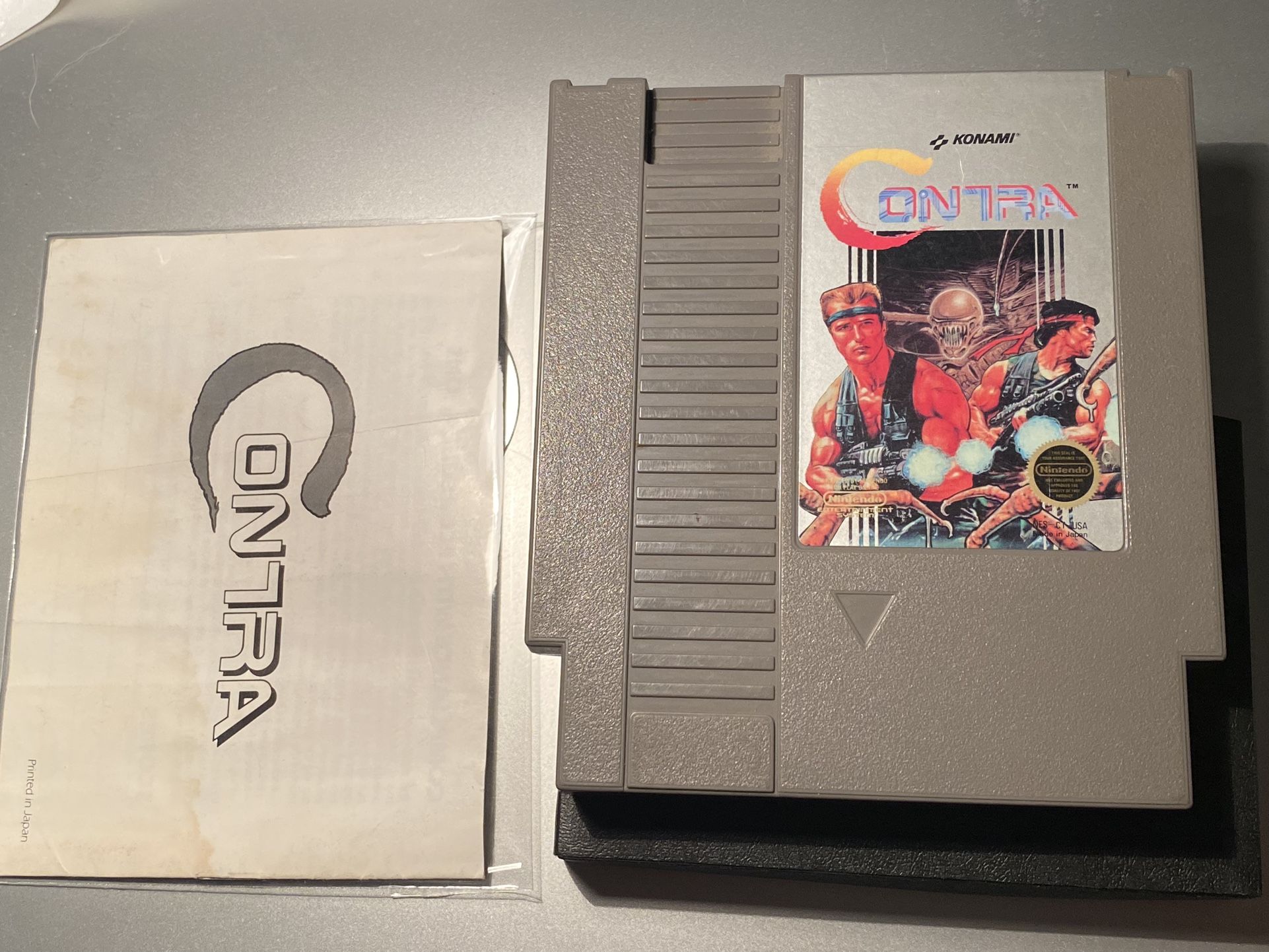 Contra For NES W/ Manual