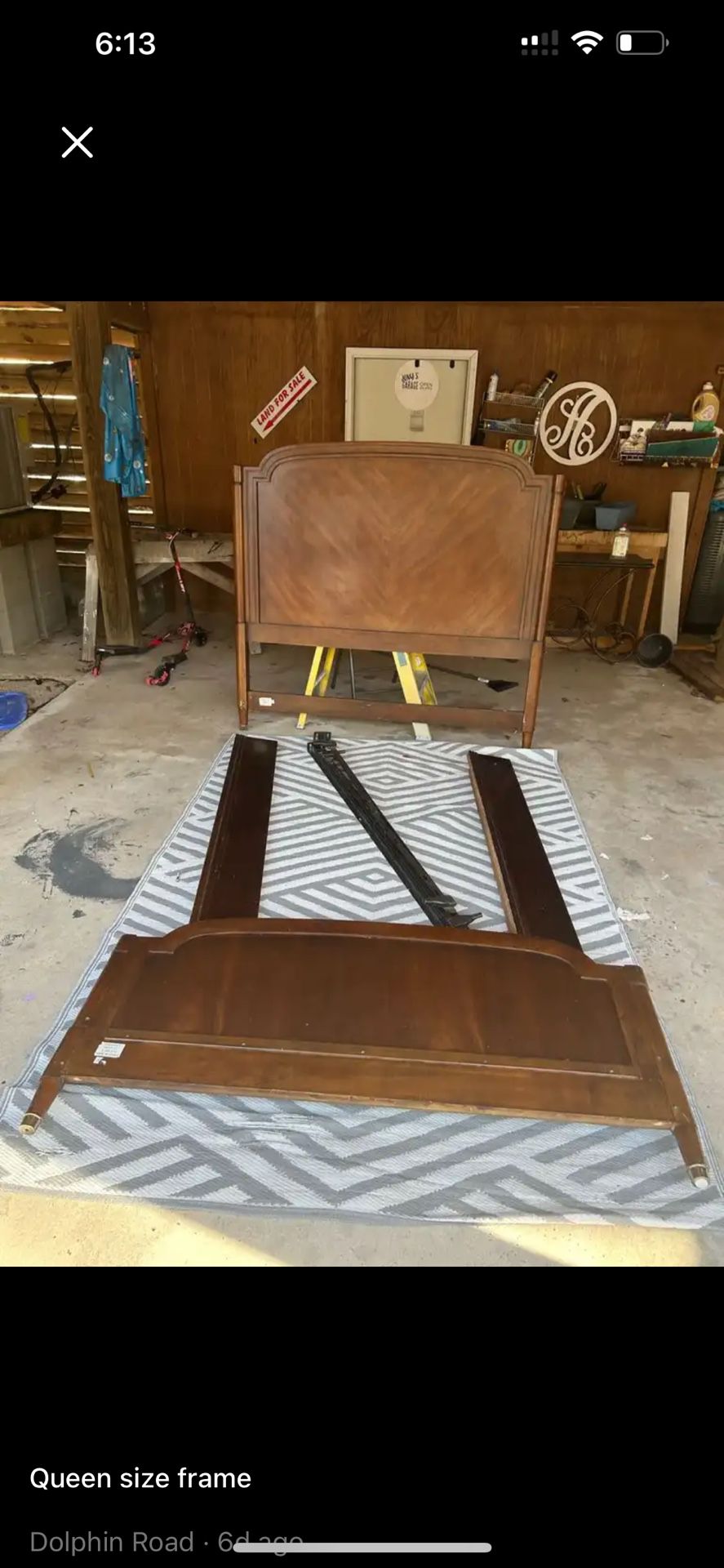 Queen Size Used Bed Frame