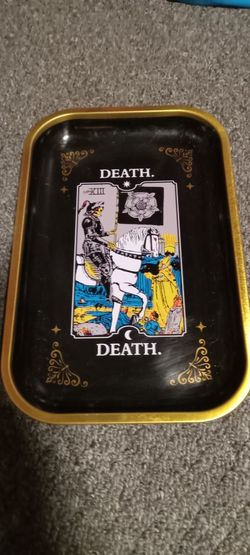 BLACK  TAROT  TRAY