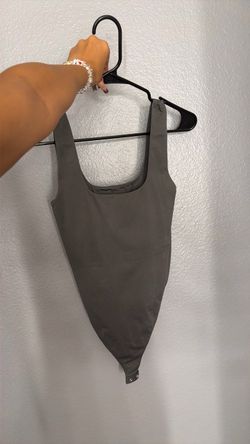 Grey bodysuit