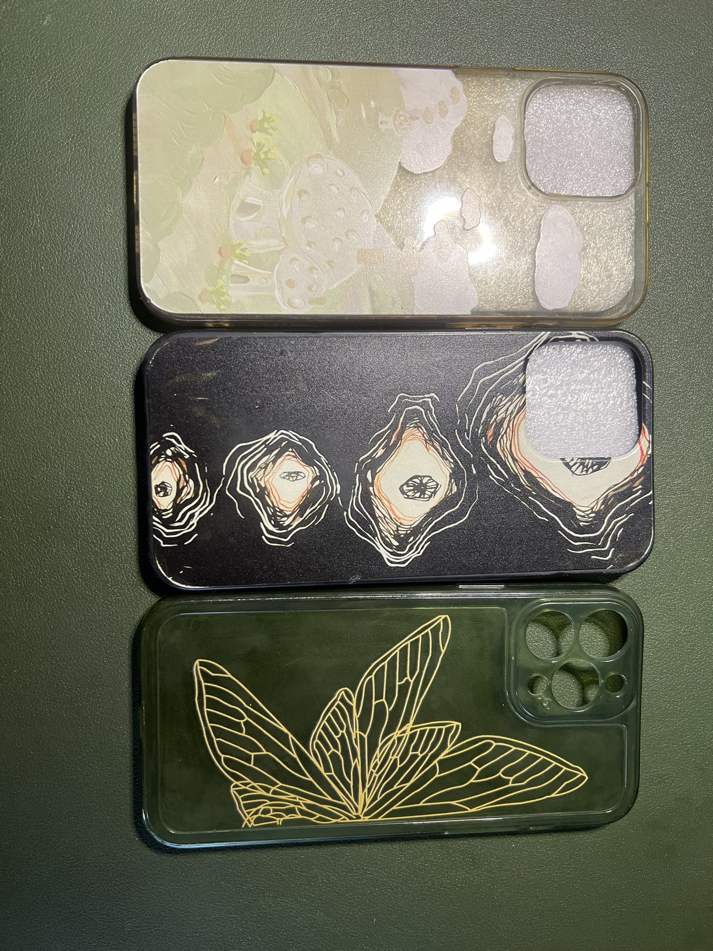 iPhone 13 Pro Max Cases – 3 Pack – Fairy, Halloween, Cottage Mushroom Designs